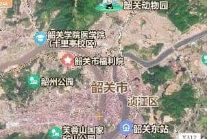 韶關市地圖