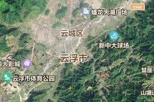 雲浮市地圖