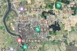 陽江市地圖