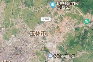 玉林市地圖
