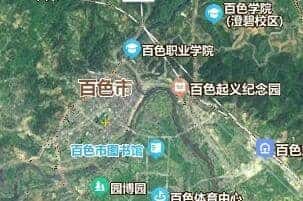 百色市地圖