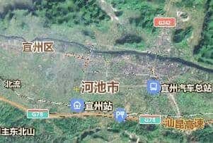 河池市地圖