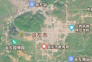 崇左市地圖