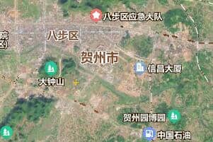賀州市地圖