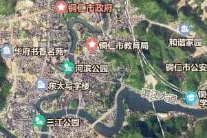 銅仁市地圖