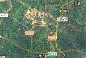 定安縣地圖