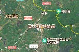 昌江縣地圖