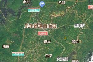 樂東縣地圖