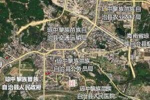 瓊中縣地圖