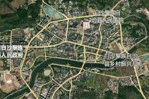 白沙縣地圖