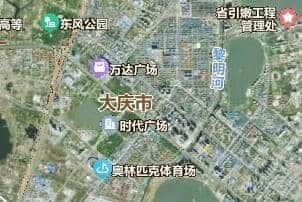 大慶市地圖
