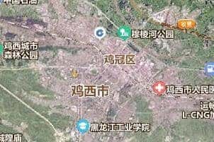 雞西市地圖
