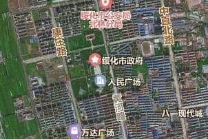 綏化市地圖