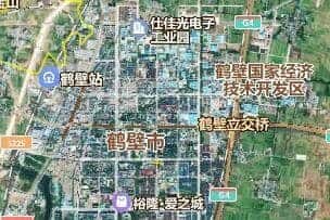 鶴壁市地圖