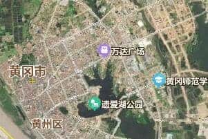 黃岡市地圖