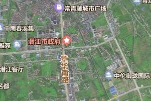 潛江市地圖