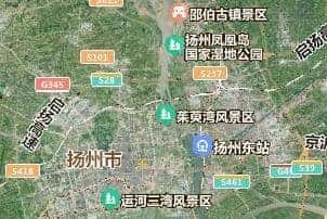 揚州市地圖