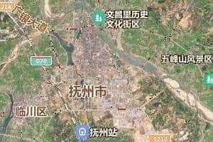 撫州市地圖