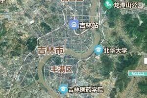 吉林市地圖
