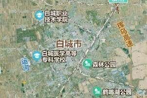 白城市地圖