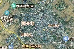 四平市地圖