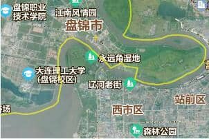盤錦市地圖