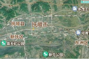 撫順市地圖