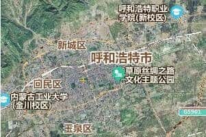 呼和浩特市地圖