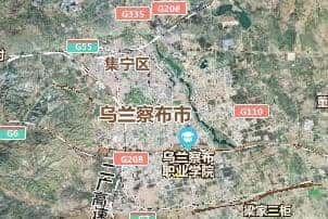 烏蘭察布市地圖