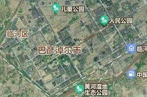 巴彥淖爾市地圖