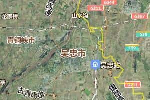 吳忠市地圖