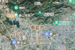 泰安市地圖