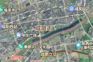 鹹陽市地圖