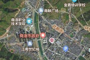商洛市地圖