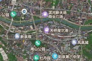 陽泉市地圖