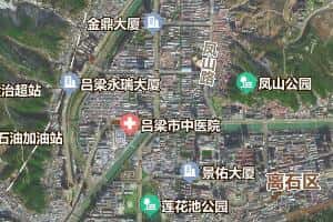呂梁市地圖