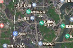 達州市地圖