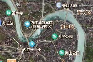 內江市地圖