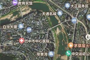 巴中市地圖