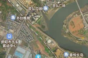 資陽市地圖