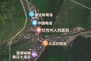甘孜州地圖