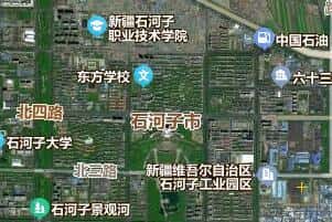 石河子市地圖