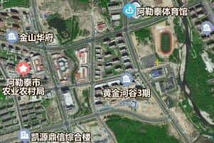 阿勒泰地區地圖