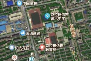 克拉瑪依市地圖