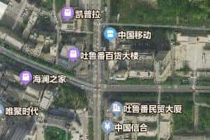 吐魯番市地圖