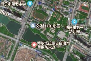博爾塔拉州地圖
