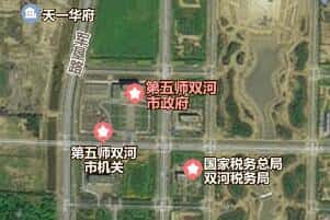 雙河市地圖