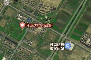 可克達拉市地圖