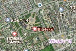 麗江市地圖
