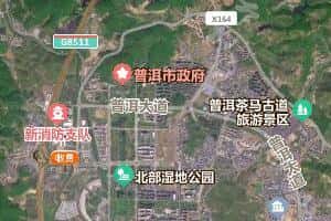 普洱市地圖